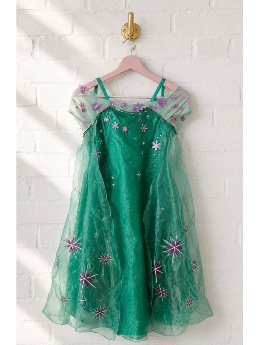 Disney Frozen Fever Elsa Dress Size 7/8 Halloween Costume Princess